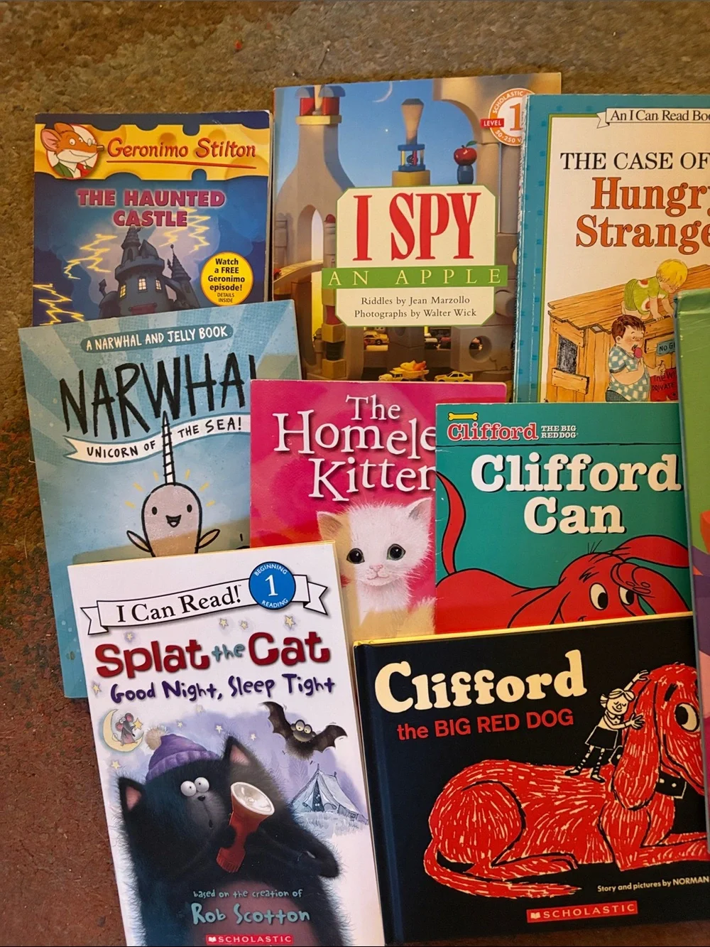Scholastic Children's Picture Book Bundle - Red, Green, Blue